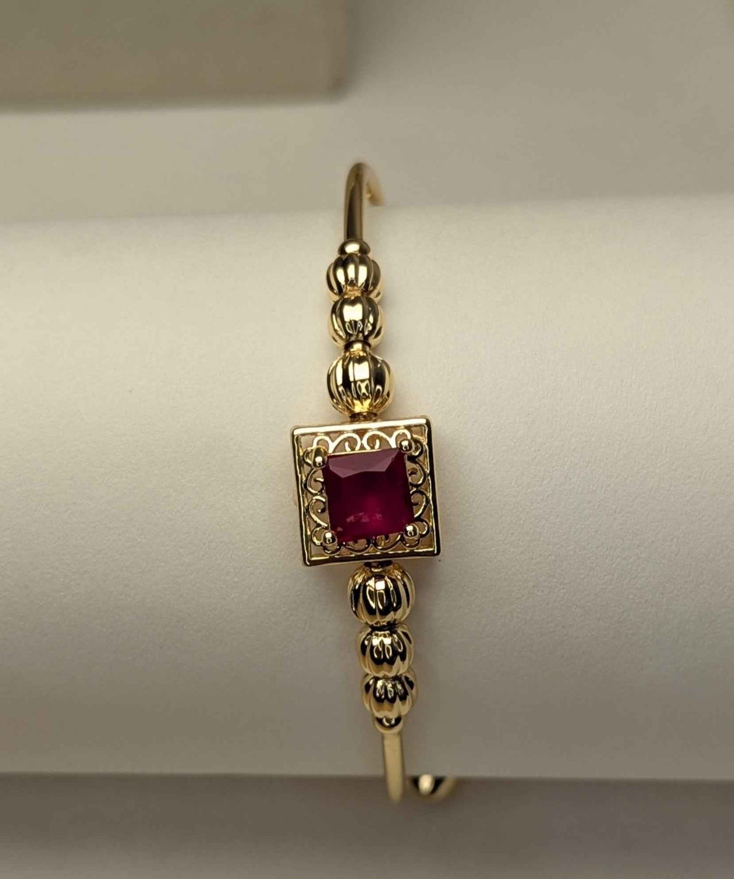 Royal Ruby Gold Bracelet