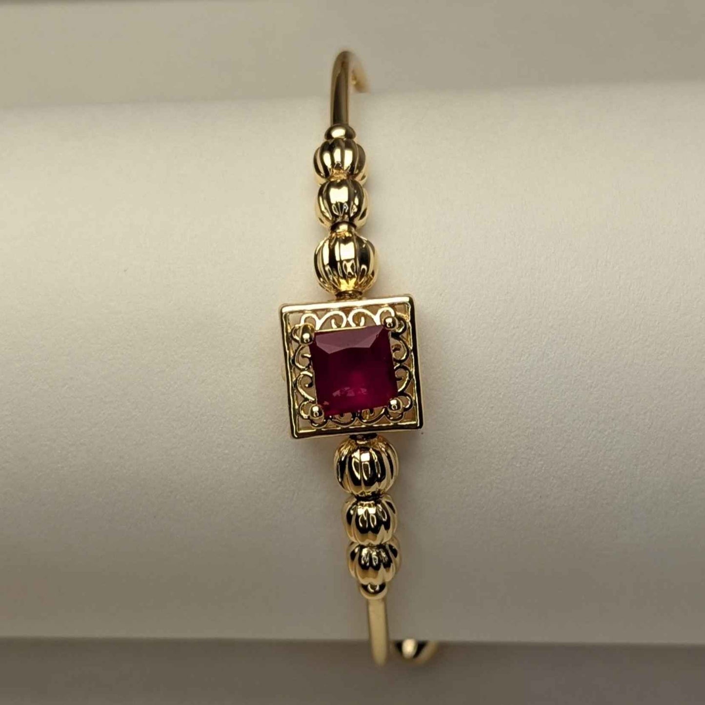 Royal Ruby Gold Bracelet