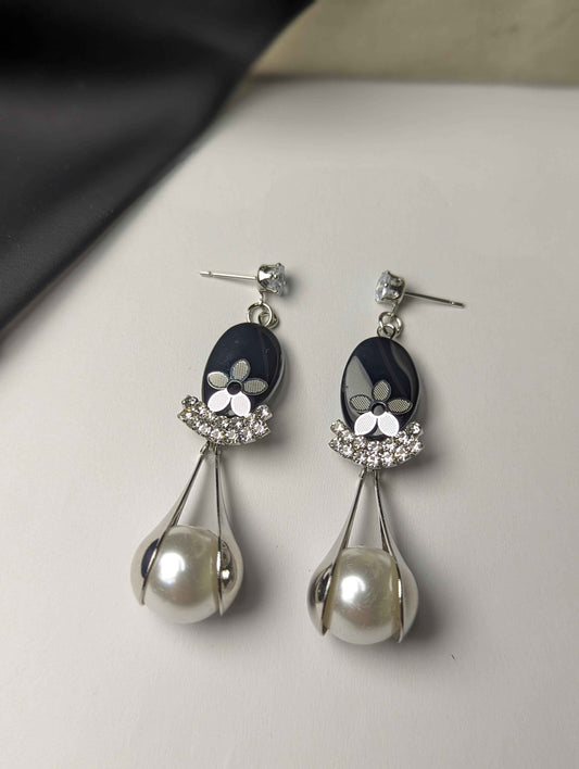 Bloom Pearl Drop Earrings