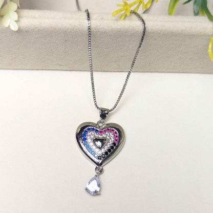 Radiant Heart Pendant Necklace