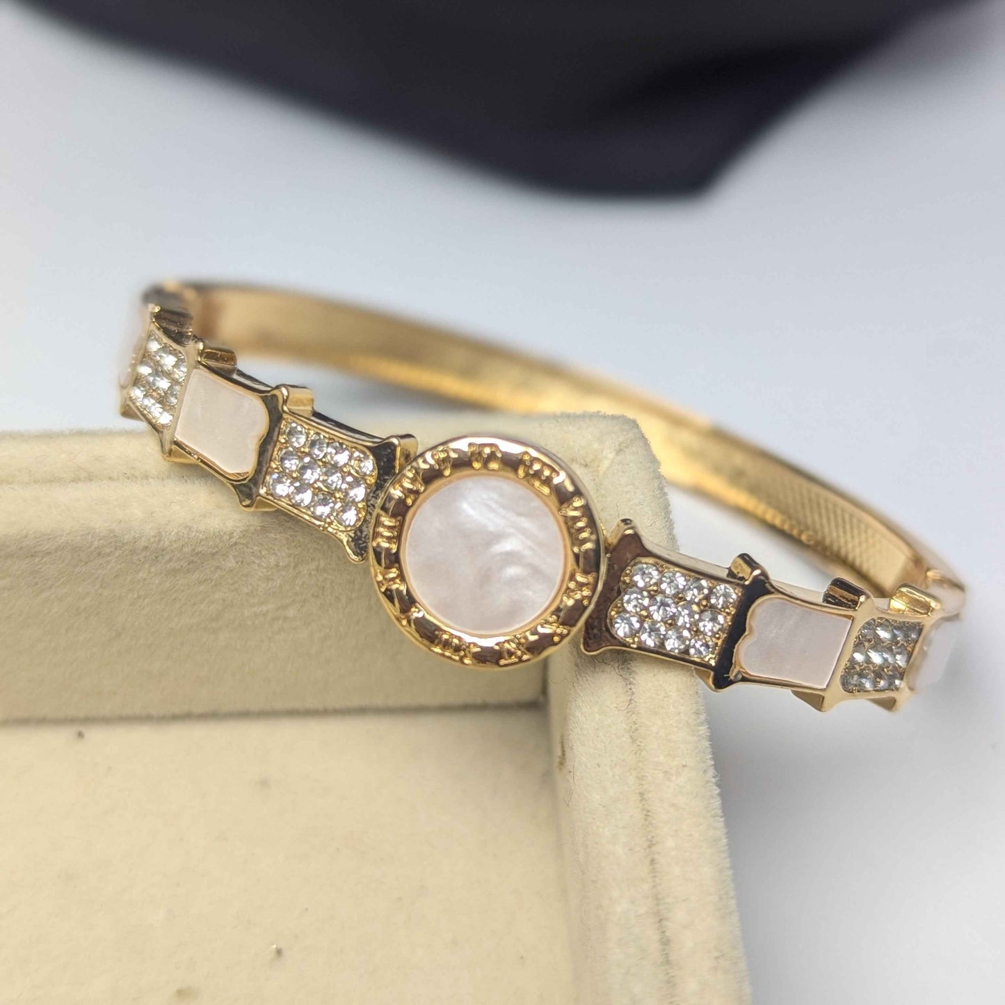 Gold Mother-of-Pearl Bracelets